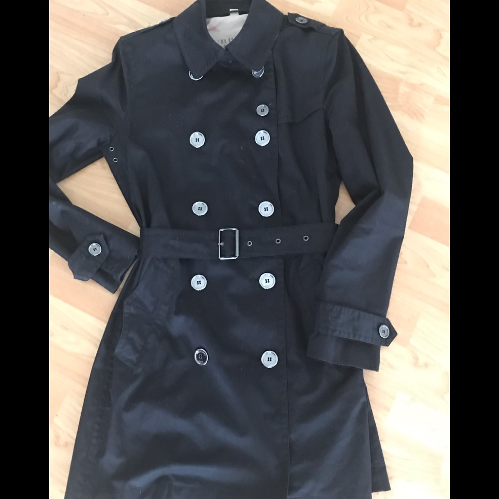 Burberry Brit Black Rain Coat